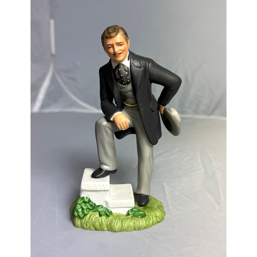 Avon Images of Hollywood Clark Gable Rhett Butler Porcelain Figurine Vintage 80s